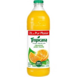 Tropicana Pure Premium Orange Avec Pulpe 2L (pack de 6)