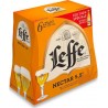 LEFFE Bière blonde nectar aromatisée au miel 5.5% 25cl (pack de 6)