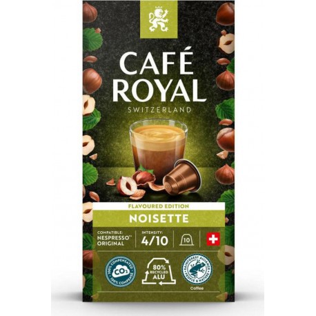 CAFE ROYAL Café capsules Compatibles Nespresso noisette n°4 (capsules) 10 10L