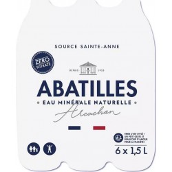 Abatilles Eau minérale zero nitrate 1.5L (pack de 6)