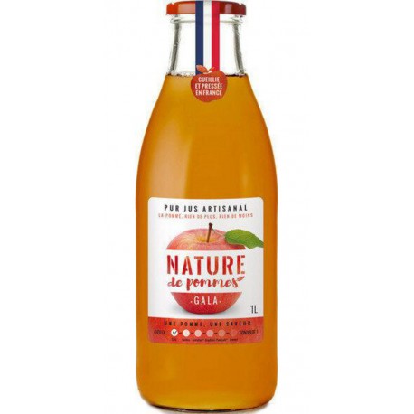 Nature de pommes 100% pur jus de pomme Gala 1L