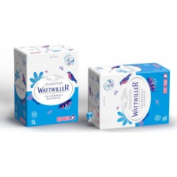 WATTWILLER Eau Minérale Naturelle Plate 5L