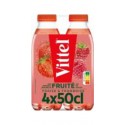 VITTEL Eau Plate Aromatisée Fraise Framboise 4x50cL (pack de 4)