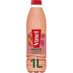 VITTEL Eau Plate Aromatisée Fraise Framboise 1L