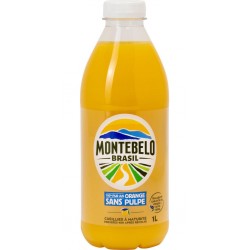 MONTEBELO BRASIL Jus d'Orange Pur Jus sans Pulpe 1L