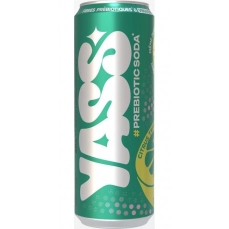 YASS Soda Saveur Citron et Citron Vert 33cL