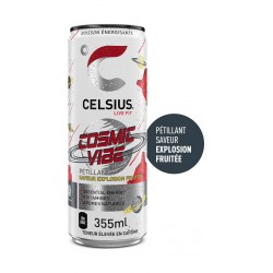 CELSIUS Boisson Énergisante Pétillante Cosmic Vibe Multifruits 35,5cL