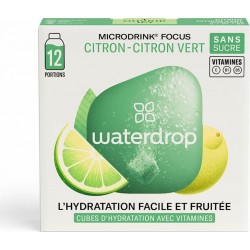 WATERDROP Sirop Thé Glacé Citron vert x12