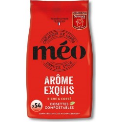 MEO Café dosettes Compatibles Senseo Arôme Exquis (54 dosettes)