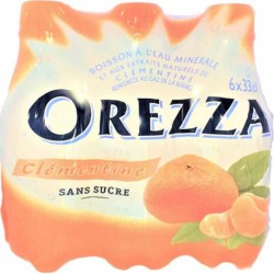 NC Eau gazeuse Orezza Clementine 6x33cl