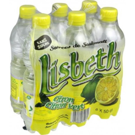 LISBETH Eau Plate Aromatisée Citron Citron Vert LISBETH